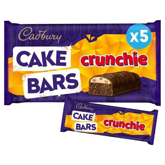 Cadbury Crunchie Cake Bars 5 Pack - Clubcard Price