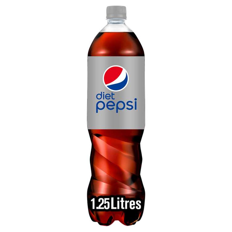 Pepsi Max / Cherry Pepsi Max / Diet Pepsi No Sugar Cola Bottle 1.25L