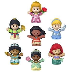 Fisher-Price Little People Disney Princess Toys, Set of 7 Character Figures
