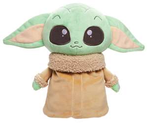 Star Wars Jumping Grogu Plush Toy with Jumping Action and Sounds, Soft Doll Inspired by Star Wars Mandalorian Book of Boba Fett