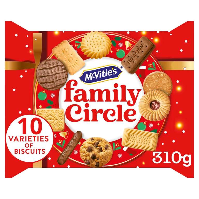 McVitie's Family Circle Biscuit Variety 310g £1.50 @ Morrisons