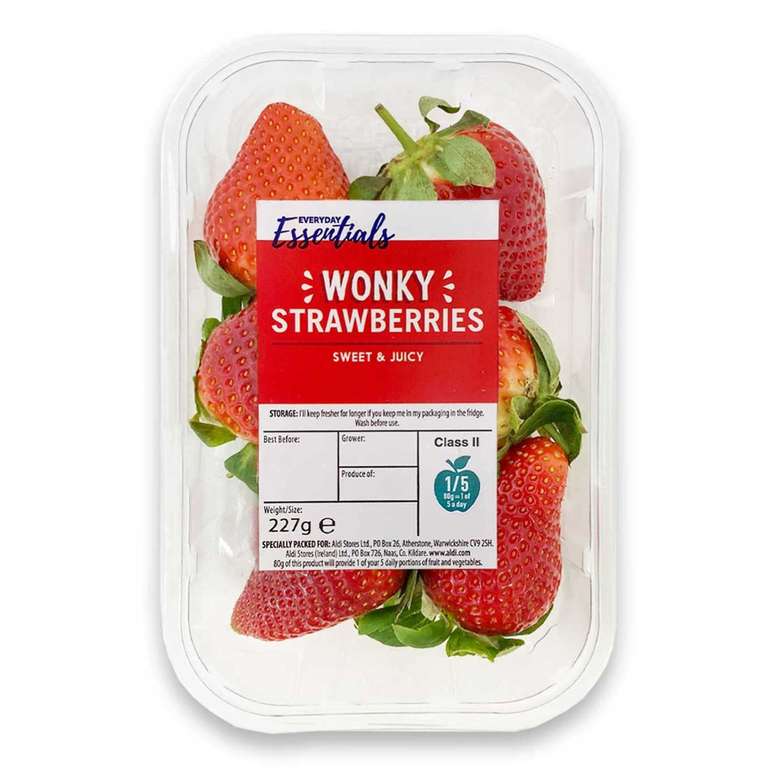Everyday Essentials Strawberries 227g - £1.29 @ Aldi
