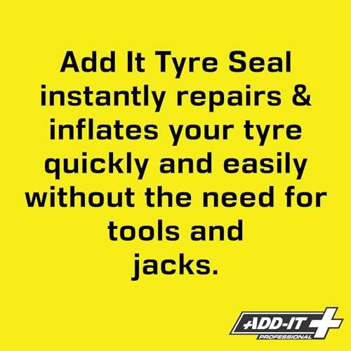Add-It Tyre Seal, Emergency Puncture Repair, Small Tyre, 300ml