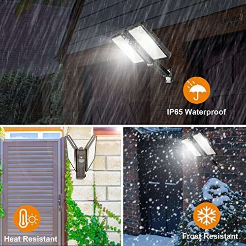 XilbDL Solar Lights Outdoor Garden, Motion Sensor Lights Outdoor, 218 LED. Sold & despatched by Amazon