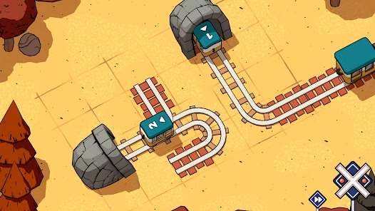 Railbound - Train inspired puzzle game for Android.