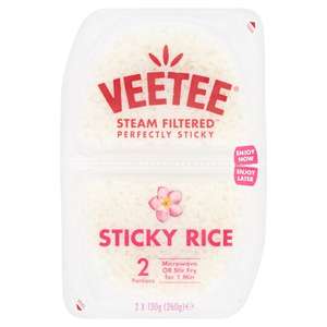 Veetee Heat and Eat Sticky Rice - 85p clubcard price @ Tesco