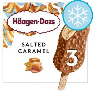 Hagan-Daz Salted Caramel Sticks ice creams 3 x 80ml in a box 98p @ Sainsbury's sittingbourne store