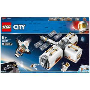 LEGO CITY: LUNAR SPACE STATION SPACE PORT TOY (60227) £40.49 + £1.99 delivery using code @ Zavvi
