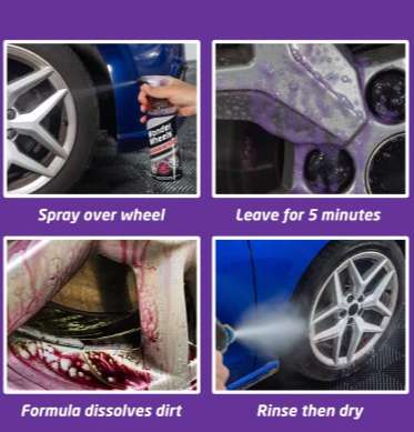 Wonder Wheels Colour Active Wheel Cleaner 5L + Mini Mike Air Freshener With Code (Member Price Free To Join)