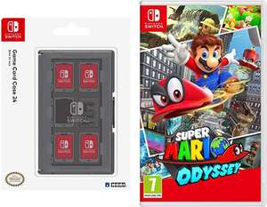 Super Mario Odyssey + HORI Switch Game Card Case - Black (Nintendo Switch) £37.99 @ Amazon
