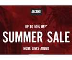 Up to 50% off the summer Sale Delivery £3.99 or Free Click & Collect on £40 Spend @ Jacamo