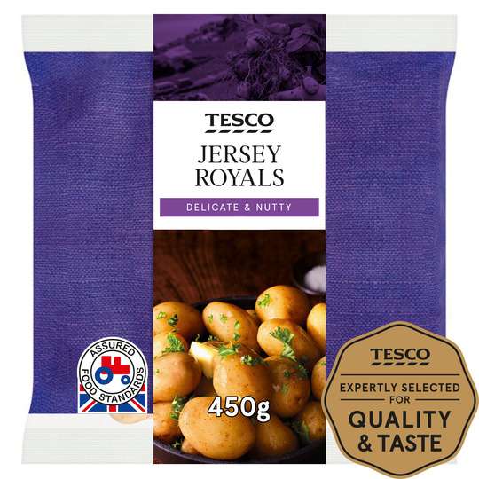 Tesco Jersey Royal Potatoes 450G £1.00 Clubcard Price @ Tesco