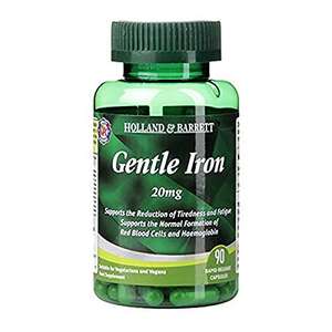 Holland & Barrett Gentle Iron 20mg 90 Capsules - £4.59 @ Dispatches from Amazon Sold by Bestori