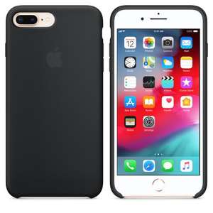 Apple Official iPhone 7 / 8 / SE Silicone Case - Black - £9.99 With Code Delivered @ MyMemory