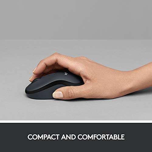 Logitech M220 SILENT Wireless Mouse, 2.4 GHz with USB Receiver, 1000 DPI Optical Tracking - £10.97 @ Amazon