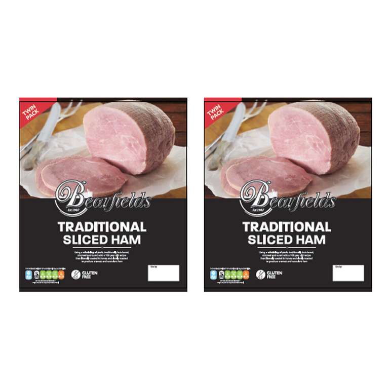 Bearfields Traditional Sliced Ham, 2 x 450g £5.99 (Equivalent to £6.65 KG) Instore Only @ Costco