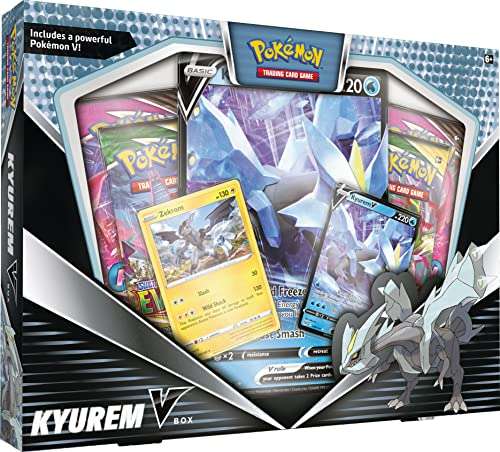 Pokémon TCG: Kyurem V Box (2 Foil Promo Cards, 1 Foil Oversize Card & 4 Booster Packs)