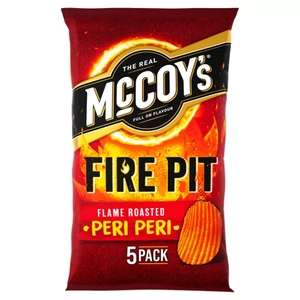 2 for £1 McCoys Fire Pit Peri Peri Crisps 5 pack @ FarmFoods Dudley