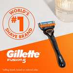 Gillette Fusion5 Men's Razor + 10 Razor Blade Refills with Precision Trimmer, 5 Anti-Friction Razor Blades £21.85 @ Amazon