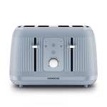 Kenwood Dawn Toaster, 4 Slot Toaster, Reheat, 5 Browning Settings, Defrost and Cancel Functions, Pull Crumb Tray, 1800W, Stone Blue