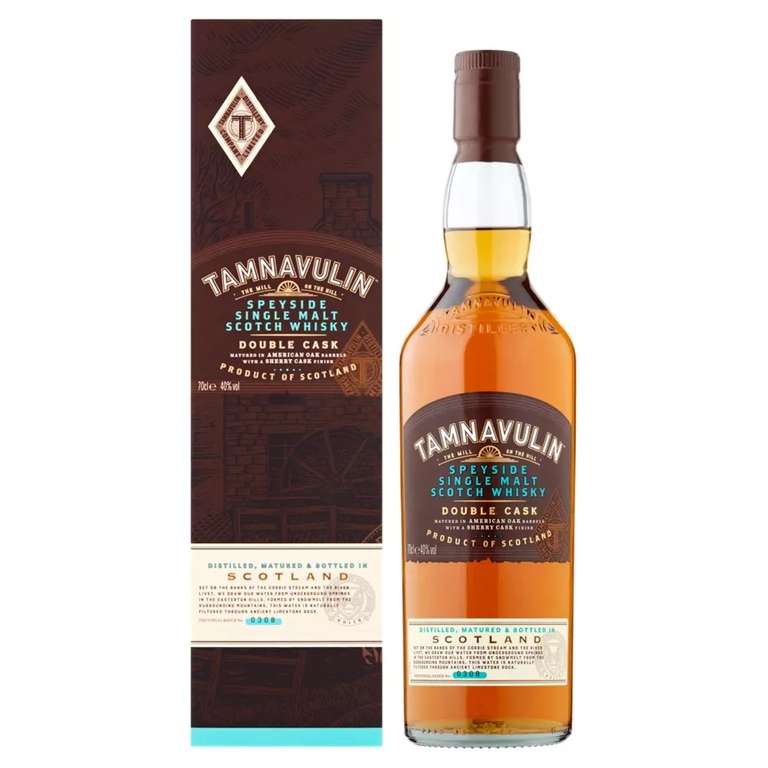 Tamnavulin Speyside Single Malt Scotch Whisky Double Cask 70cl £22 @ Asda