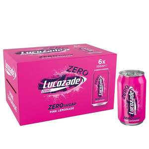 Lucozade Zero Pink/Tropical 6 pack Buy One Get One Free at Lidl Dorset