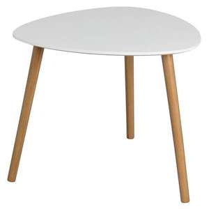 Tear Drop Coffee Table - White and Oak - £10 + free collection @ Homebase