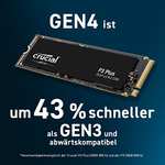 4TB - Crucial P3 Plus PCIe Gen 4 x4 NVMe SSD - 4800MB/s (PS5 Compatible) - £166.79 (cheaper with fee-free card) @ Amazon Germany