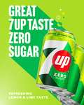 7UP Zero, 330ml Can, Pack of 24 (S&S £7.55/£7.13) (Possibly £6.29 with 15% Voucher)
