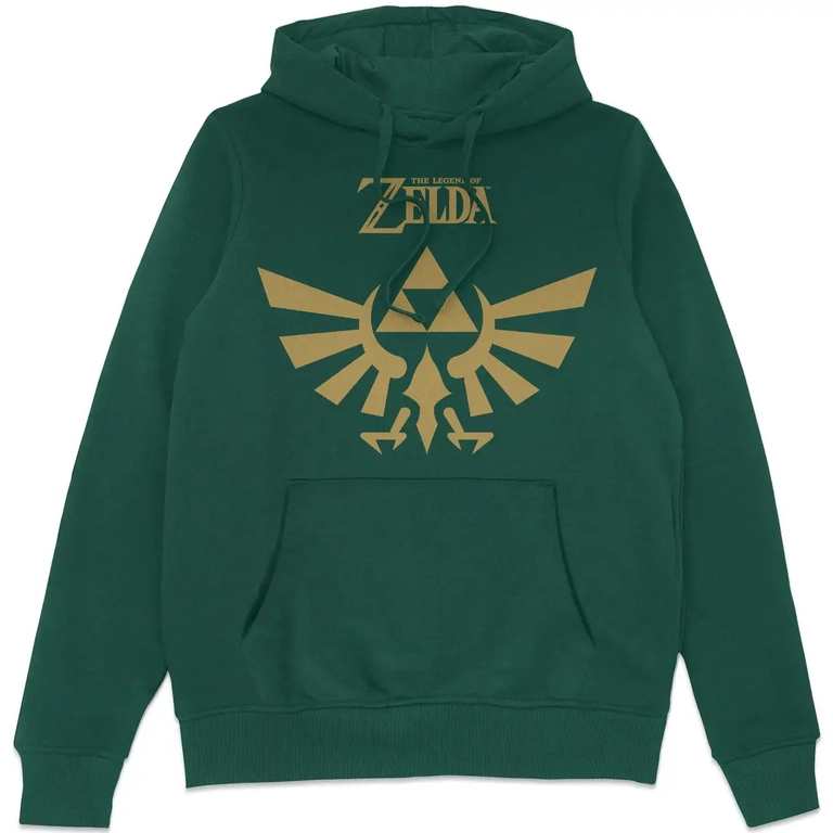 The Legend Of Zelda Classic Logo Hoodie - Green - Sold & Delivered by Zavvi