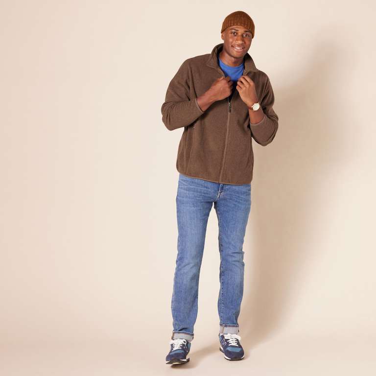 Amazon Essentials Men's Full‑Zip Fleece Jacket L at Amazon - warm