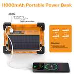 Stone Banks Solar Rechargeable LED Work Light 80W + 11000mAh Power Bank £13.95 @ Amazon / Stone Banks