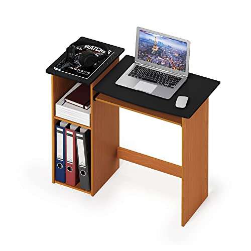 Furinno Econ Multipurpose Computer Writing Desk, Light Cherry/Black
