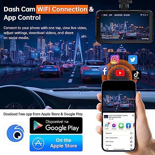  Car Dashcam, ssontong Dash Cam Dash Camera with
