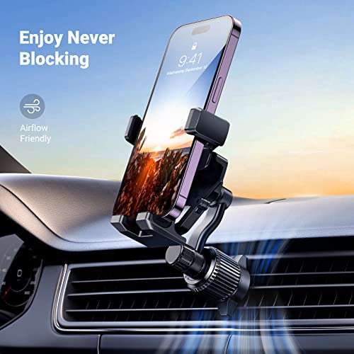 UGREEN Car Phone Mount Air Vent, [Enjoy The Comfort of The A/C] 2023 Gravity Car Phone Holder - £11.99 With Voucher @ UGREEN / Amazon