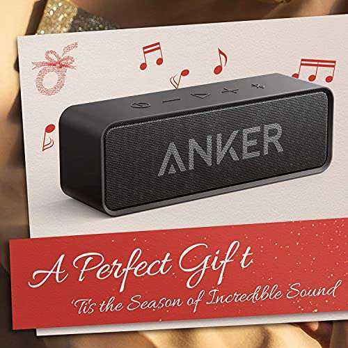 Anker Bluetooth Speaker, Anker Soundcore Upgraded Version with 24H Playtime  and IPX5 Waterproof Sold by AnkerDirect UK FBA