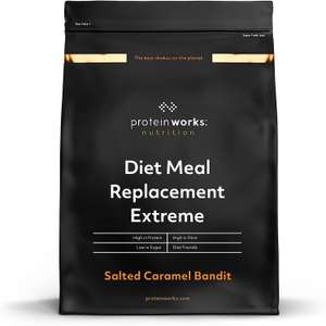 Protein Works Diet Meal Replacement Extreme 1kg - Salted Caramel Bandit £16.99 @ Amazon (Prime Exclusive Deal)