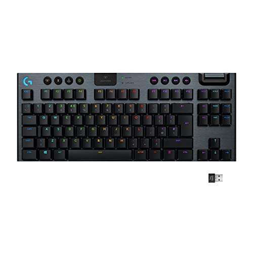 Logitech G915 LIGHTSPEED TKL Tenkeyless Wireless Mechanical Gaming Keyboard £109.99 @ Amazon