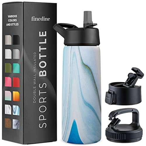 Triple Insulated Stainless Steel Water Bottle (750ml) Marble - £6.72 Dispatched By Amazon, Sold By YH-Goods UK (Prime Exclusive)