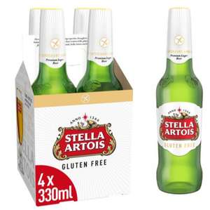 Stella Artois Gluten Free - 4 x 330ml £1.45 (Selected Stores Only) @ Morrisons