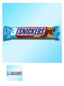 24 x Snickers Crisp Trio 60g Chocolate Bars (Best Before 28/03/2022) £8 @ Yankee Bundles