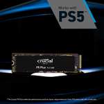 Crucial P5 Plus 1TB M.2 PCIe Gen4 NVMe Internal Gaming SSD - Up to 6600MB/s - CT1000P5PSSD8 - £88.97 @ Amazon