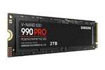 Samsung 990 PRO 2TB PCIe 4.0 NVMe M.2 (2280) Internal Solid State Drive (SSD)- £159.98 (£109.98 after cashback) @ Amazon