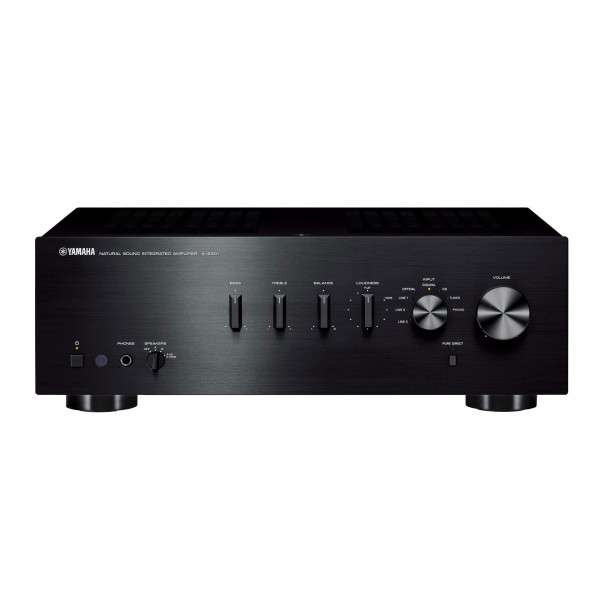 Yamaha A-S301 Stereo Amplifier Black with Free Cable Pack