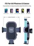 TOPK Car Phone Holder, Adjustable Phone holder for cars Cradle 360° Rotation - 2023 Upgraded - £6.79 @ TopK / Amazon