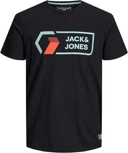 Jack & Jones Logo Tee in 4 colours [Sizes XS-XXL] From £8.80 @ Amazon