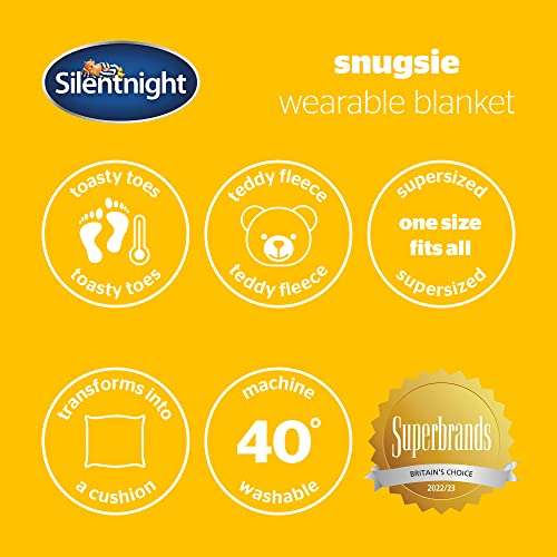 Silentnight Snugsie Teddy Fleece Wearable Blanket - £15.02 @ Amazon