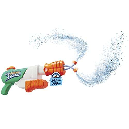 Nerf Super Soaker Hydro Frenzy Water Blaster, Wild 3-In-1 Soaking Fun, Adjustable Nozzle, 2 Water-Launching Tubes £6.44 at Amazon