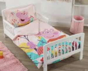 Kinder Valley 18mth+ Peppa Pig 7 Piece Solid Pine Bed Set - Clubcard Price (Portman Rd, Reading)