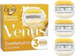 Gillette Venus Comfort Glide Coconut Razor Blades Women, Pack of 3 Razor Blade Refills £8.36 S&S